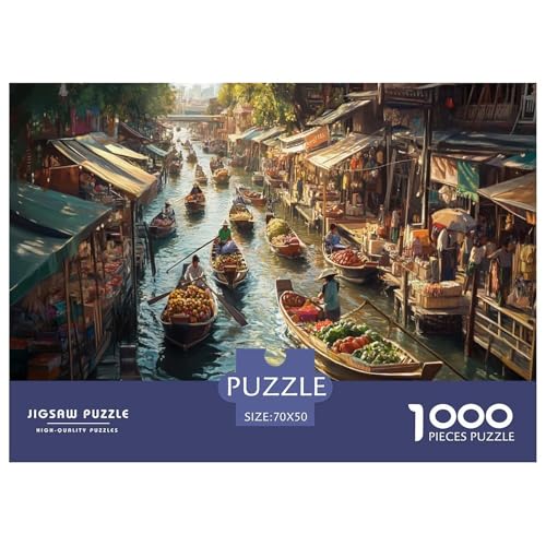 Bangkok Mekong Fluss Puzzles 1000 Teile Schwer Puzzle Spielzeug Lernspiel Impossible Herausforderung Spielzeug Für Erwachsene Und Kinder Ab 14 Jahren 70x50cm/1000pcs Bangkok Mekong Fluss Puzzles 1000 Teile Schwer Puzzle Spielzeug Lernspiel Impossible Herausforderung Spielzeug Für Erwachsene Und Kinder Ab 14 Jahren 70x50cm/1000pcs von JLZBXCUER
