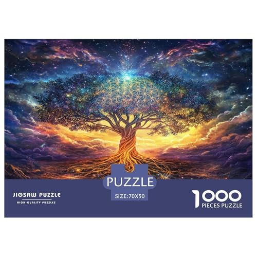 Baum des Lebens Puzzle 1000-teilige Schwer Puzzle Spielzeug Pädagogisches Spiel Impossible Herausforderung Spielzeug Für Erwachsene Und Kinder Ab 12 Jahren 70x50cm/1000pcs Baum des Lebens Puzzle 1000-teilige Schwer Puzzle Spielzeug Pädagogisches Spiel Impossible Herausforderung Spielzeug Für Erwachsene Und Kinder Ab 12 Jahren 70x50cm/1000pcs von JLZBXCUER