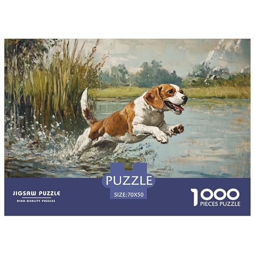 Beagle Puzzle 1000 Teile Schwer Puzzle Spielzeug Pädagogisches Spiel Impossible Herausforderung Spielzeug Für Erwachsene Kinder 70x50cm/1000pcs Beagle Puzzle 1000 Teile Schwer Puzzle Spielzeug Pädagogisches Spiel Impossible Herausforderung Spielzeug Für Erwachsene Kinder 70x50cm/1000pcs von JLZBXCUER