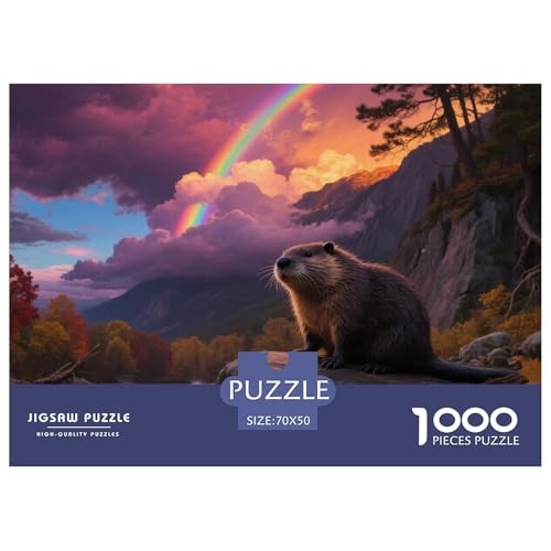 Bieber Puzzle 1000-teilige Schwer Puzzle Spielzeug Pädagogisches Spiel Impossible Wildtiere Herausforderungsspielzeug Für Erwachsene Und Kinder Ab 14 Jahren 70x50cm/1000pcs Bieber Puzzle 1000-teilige Schwer Puzzle Spielzeug Pädagogisches Spiel Impossible Wildtiere Herausforderungsspielzeug Für Erwachsene Und Kinder Ab 14 Jahren 70x50cm/1000pcs von JLZBXCUER