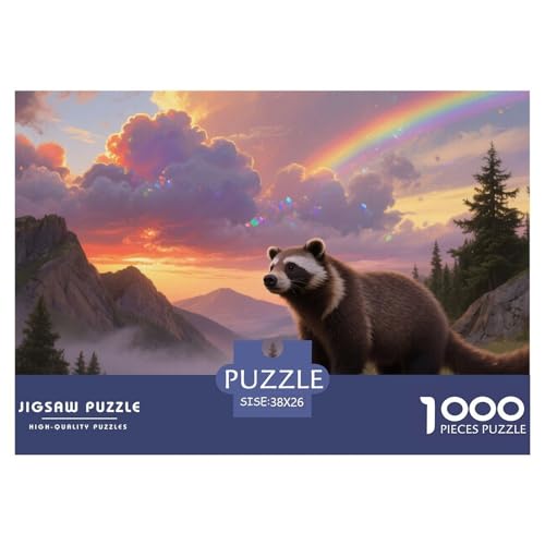 Binturong Puzzle 1000-teilige Schwer Puzzle Spielzeug Lernspiel Impossible Wildtiere Herausforderung Spielzeug Für Erwachsene Und Kinder Ab 12 Jahren 38x26cm/1000pcs Binturong Puzzle 1000-teilige Schwer Puzzle Spielzeug Lernspiel Impossible Wildtiere Herausforderung Spielzeug Für Erwachsene Und Kinder Ab 12 Jahren 38x26cm/1000pcs von JLZBXCUER