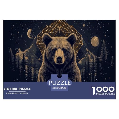 Braun Bär Puzzle 1000-teilige Schwer Puzzle Spielzeug Lernspiel Impossible Herausforderung Spielzeug Für Erwachsene Und Kinder Ab 12 Jahren 38x26cm/1000pcs Braun Bär Puzzle 1000-teilige Schwer Puzzle Spielzeug Lernspiel Impossible Herausforderung Spielzeug Für Erwachsene Und Kinder Ab 12 Jahren 38x26cm/1000pcs von JLZBXCUER