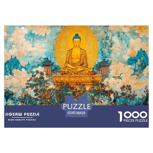 Buddha Puzzles 1000 Teile Schwer Puzzle Spielzeug Pädagogisches Spiel Impossible Herausforderungsspielzeug Für Erwachsene Und Kinder Ab 14 Jahren 38x26cm/1000pcs Buddha Puzzles 1000 Teile Schwer Puzzle Spielzeug Pädagogisches Spiel Impossible Herausforderungsspielzeug Für Erwachsene Und Kinder Ab 14 Jahren 38x26cm/1000pcs von JLZBXCUER