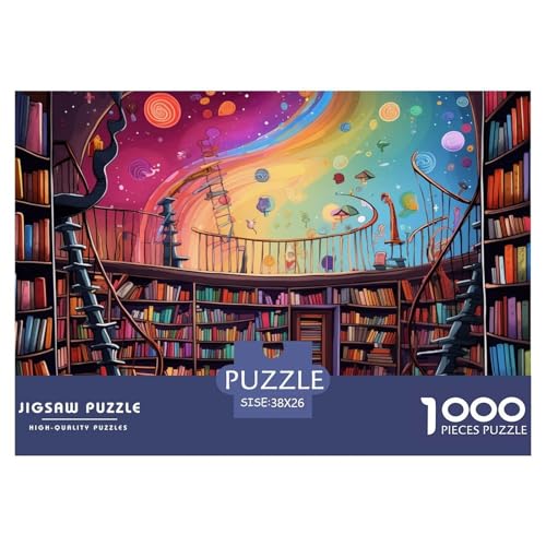 Bücherregal Puzzle 1000 Teile Schwer Puzzle Spielzeug Lernspiel Impossible Herausforderung Spielzeug Für Erwachsene Und Kinder Ab 12 Jahren 38x26cm/1000pcs Bücherregal Puzzle 1000 Teile Schwer Puzzle Spielzeug Lernspiel Impossible Herausforderung Spielzeug Für Erwachsene Und Kinder Ab 12 Jahren 38x26cm/1000pcs von JLZBXCUER