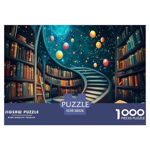 Bücherregal Puzzles 1000 Teile Schwer Puzzle Spielzeug Lernspiel Impossible Herausforderung Spielzeug Für Erwachsene Und Kinder in Bewährter 38x26cm/1000pcs Bücherregal Puzzles 1000 Teile Schwer Puzzle Spielzeug Lernspiel Impossible Herausforderung Spielzeug Für Erwachsene Und Kinder in Bewährter 38x26cm/1000pcs von JLZBXCUER