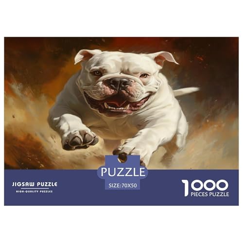 Bulldog Puzzle 1000-teilige Schwer Puzzle Spielzeug Lernspiel Impossible Herausforderungsspielzeug Für Erwachsene Und Kinder Ab 12 Jahren 70x50cm/1000pcs Bulldog Puzzle 1000-teilige Schwer Puzzle Spielzeug Lernspiel Impossible Herausforderungsspielzeug Für Erwachsene Und Kinder Ab 12 Jahren 70x50cm/1000pcs von JLZBXCUER