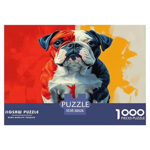 Bulldog Puzzles 1000 Teile Schwer Puzzle Spielzeug Lernspiel Impossible Herausforderungsspielzeug Für Erwachsene Und Kinder Ab 14 Jahren 38x26cm/1000pcs Bulldog Puzzles 1000 Teile Schwer Puzzle Spielzeug Lernspiel Impossible Herausforderungsspielzeug Für Erwachsene Und Kinder Ab 14 Jahren 38x26cm/1000pcs von JLZBXCUER