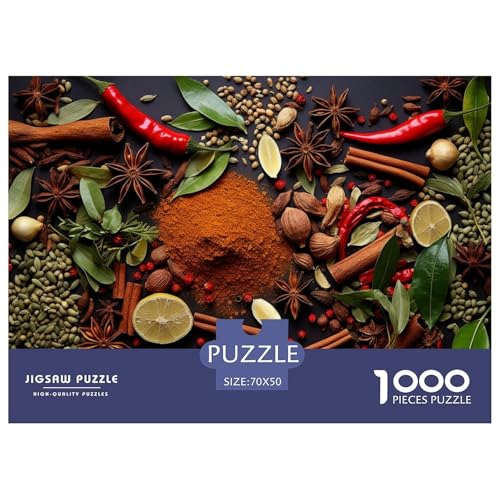 Bunte Gewürze Puzzle 1000-teilige Schwer Puzzle Spielzeug Lernspiel Impossible Herausforderungsspielzeug Für Erwachsene Und Kinder in Bewährter 70x50cm/1000pcs Bunte Gewürze Puzzle 1000-teilige Schwer Puzzle Spielzeug Lernspiel Impossible Herausforderungsspielzeug Für Erwachsene Und Kinder in Bewährter 70x50cm/1000pcs von JLZBXCUER