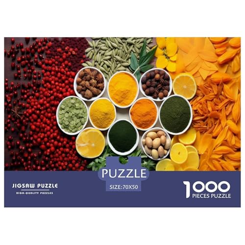 Bunte Gewürze Puzzle 1000-teilige Schwer Puzzle Spielzeug Pädagogisches Spiel Impossible Herausforderung Spielzeug Für Erwachsene Und Kinder in Bewährter 70x50cm/1000pcs Bunte Gewürze Puzzle 1000-teilige Schwer Puzzle Spielzeug Pädagogisches Spiel Impossible Herausforderung Spielzeug Für Erwachsene Und Kinder in Bewährter 70x50cm/1000pcs von JLZBXCUER