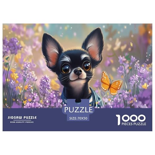Chihuahua Puzzle 1000-teilige Schwer Puzzle Spielzeug Pädagogisches Spiel Impossible Herausforderung Spielzeug Für Erwachsene Und Kinder in Bewährter 70x50cm/1000pcs Chihuahua Puzzle 1000-teilige Schwer Puzzle Spielzeug Pädagogisches Spiel Impossible Herausforderung Spielzeug Für Erwachsene Und Kinder in Bewährter 70x50cm/1000pcs von JLZBXCUER