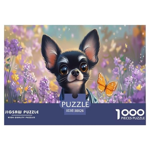 Chihuahua Puzzles 1000 Teile Schwer Puzzle Spielzeug Pädagogisches Spiel Impossible Herausforderung Spielzeug Für Erwachsene Und Kinder in Bewährter 38x26cm/1000pcs Chihuahua Puzzles 1000 Teile Schwer Puzzle Spielzeug Pädagogisches Spiel Impossible Herausforderung Spielzeug Für Erwachsene Und Kinder in Bewährter 38x26cm/1000pcs von JLZBXCUER