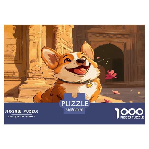 Corgi Puzzle 1000 Teile Schwer Puzzle Spielzeug Lernspiel Impossible Herausforderung Spielzeug Für Erwachsene Kinder 38x26cm/1000pcs Corgi Puzzle 1000 Teile Schwer Puzzle Spielzeug Lernspiel Impossible Herausforderung Spielzeug Für Erwachsene Kinder 38x26cm/1000pcs von JLZBXCUER