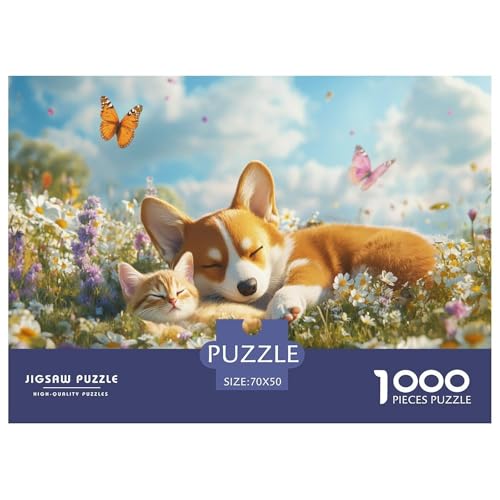 Corgi Puzzle 1000 Teile Schwer Puzzle Spielzeug Lernspiel Impossible Herausforderung Spielzeug Für Erwachsene Und Kinder in Bewährter 70x50cm/1000pcs Corgi Puzzle 1000 Teile Schwer Puzzle Spielzeug Lernspiel Impossible Herausforderung Spielzeug Für Erwachsene Und Kinder in Bewährter 70x50cm/1000pcs von JLZBXCUER