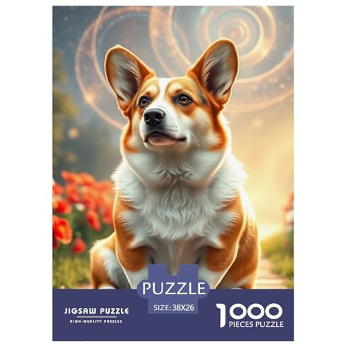 Corgi Puzzle 1000 Teile Schwer Puzzle Spielzeug Lernspiel Impossible Hund Herausforderung Spielzeug Für Erwachsene Kinder 38x26cm/1000pcs Corgi Puzzle 1000 Teile Schwer Puzzle Spielzeug Lernspiel Impossible Hund Herausforderung Spielzeug Für Erwachsene Kinder 38x26cm/1000pcs von JLZBXCUER
