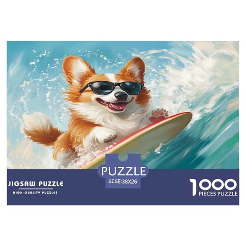Corgi Puzzle 1000 Teile Schwer Puzzle Spielzeug Pädagogisches Spiel Impossible Herausforderungsspielzeug Für Erwachsene Kinder 38x26cm/1000pcs Corgi Puzzle 1000 Teile Schwer Puzzle Spielzeug Pädagogisches Spiel Impossible Herausforderungsspielzeug Für Erwachsene Kinder 38x26cm/1000pcs von JLZBXCUER