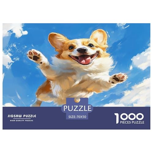 Corgi Puzzle 1000-teilige Schwer Puzzle Spielzeug Lernspiel Impossible Herausforderung Spielzeug Für Erwachsene Kinder 70x50cm/1000pcs Corgi Puzzle 1000-teilige Schwer Puzzle Spielzeug Lernspiel Impossible Herausforderung Spielzeug Für Erwachsene Kinder 70x50cm/1000pcs von JLZBXCUER