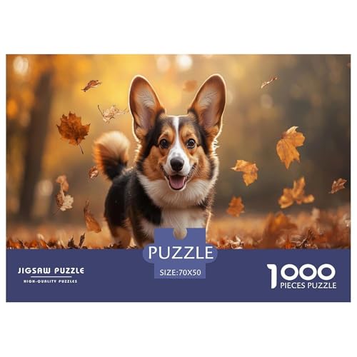 Corgi Puzzle 1000-teilige Schwer Puzzle Spielzeug Lernspiel Impossible Herausforderungsspielzeug Für Erwachsene Kinder 70x50cm/1000pcs Corgi Puzzle 1000-teilige Schwer Puzzle Spielzeug Lernspiel Impossible Herausforderungsspielzeug Für Erwachsene Kinder 70x50cm/1000pcs von JLZBXCUER