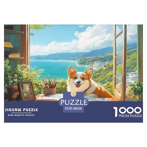 Corgi Puzzles 1000 Teile Schwer Puzzle Spielzeug Lernspiel Impossible Herausforderungsspielzeug Für Erwachsene Und Kinder Ab 12 Jahren 38x26cm/1000pcs Corgi Puzzles 1000 Teile Schwer Puzzle Spielzeug Lernspiel Impossible Herausforderungsspielzeug Für Erwachsene Und Kinder Ab 12 Jahren 38x26cm/1000pcs von JLZBXCUER