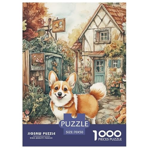 Corgi Puzzles 1000 Teile Schwer Puzzle Spielzeug Lernspiel Impossible Herausforderungsspielzeug Für Erwachsene Und Kinder Ab 12 Jahren 70x50cm/1000pcs Corgi Puzzles 1000 Teile Schwer Puzzle Spielzeug Lernspiel Impossible Herausforderungsspielzeug Für Erwachsene Und Kinder Ab 12 Jahren 70x50cm/1000pcs von JLZBXCUER
