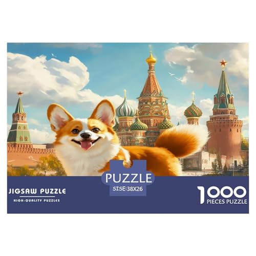 Corgi Puzzles 1000 Teile Schwer Puzzle Spielzeug Lernspiel Impossible Herausforderungsspielzeug Für Erwachsene Und Kinder Ab 14 Jahren 38x26cm/1000pcs Corgi Puzzles 1000 Teile Schwer Puzzle Spielzeug Lernspiel Impossible Herausforderungsspielzeug Für Erwachsene Und Kinder Ab 14 Jahren 38x26cm/1000pcs von JLZBXCUER