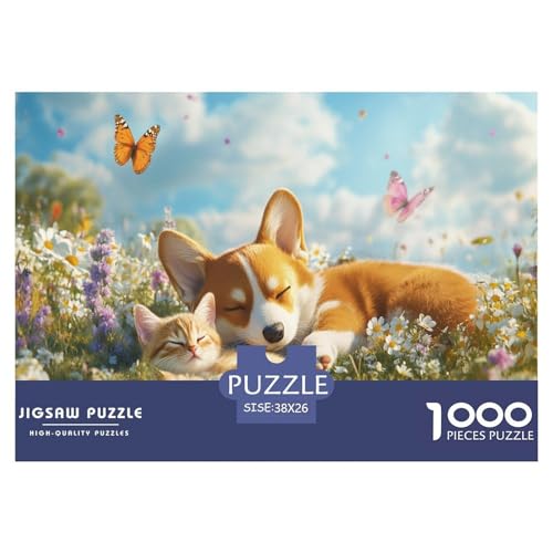 Corgi Puzzles 1000 Teile Schwer Puzzle Spielzeug Pädagogisches Spiel Impossible Herausforderung Spielzeug Für Erwachsene Und Kinder Ab 12 Jahren 38x26cm/1000pcs Corgi Puzzles 1000 Teile Schwer Puzzle Spielzeug Pädagogisches Spiel Impossible Herausforderung Spielzeug Für Erwachsene Und Kinder Ab 12 Jahren 38x26cm/1000pcs von JLZBXCUER