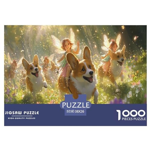 Corgi Puzzles 1000 Teile Schwer Puzzle Spielzeug Pädagogisches Spiel Impossible Herausforderungsspielzeug Für Erwachsene Und Kinder Ab 12 Jahren 38x26cm/1000pcs Corgi Puzzles 1000 Teile Schwer Puzzle Spielzeug Pädagogisches Spiel Impossible Herausforderungsspielzeug Für Erwachsene Und Kinder Ab 12 Jahren 38x26cm/1000pcs von JLZBXCUER