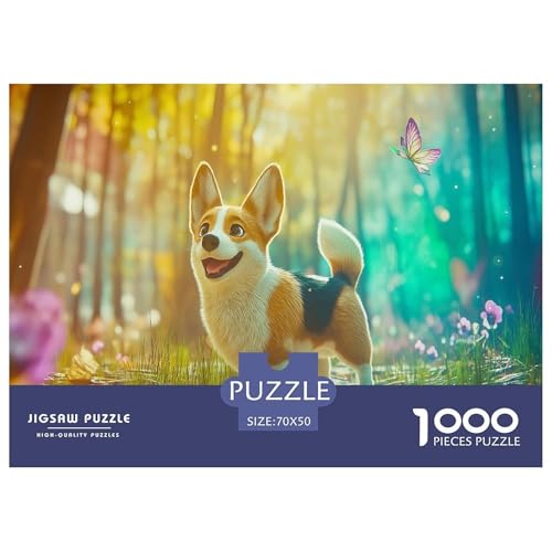 Corgi Puzzles 1000 Teile Schwer Puzzle Spielzeug Pädagogisches Spiel Impossible Herausforderungsspielzeug Für Erwachsene Und Kinder Ab 14 Jahren 70x50cm/1000pcs Corgi Puzzles 1000 Teile Schwer Puzzle Spielzeug Pädagogisches Spiel Impossible Herausforderungsspielzeug Für Erwachsene Und Kinder Ab 14 Jahren 70x50cm/1000pcs von JLZBXCUER