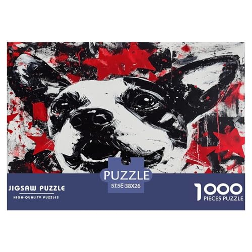 DALMATISCHE Puzzle 1000 Teile Schwer Puzzle Spielzeug Pädagogisches Spiel Impossible Herausforderungsspielzeug Für Erwachsene Kinder 38x26cm/1000pcs von JLZBXCUER
