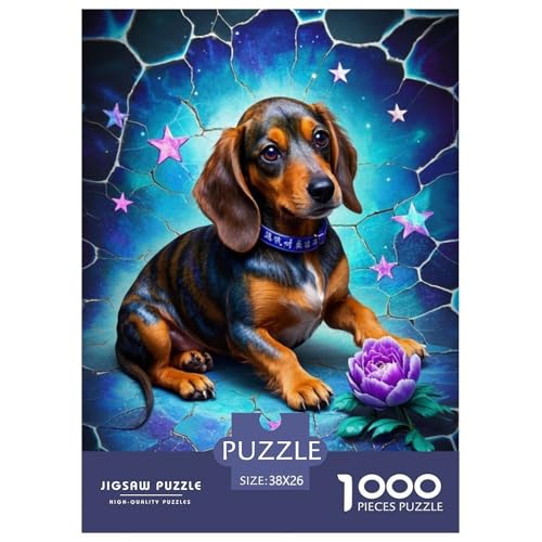 Dachshund Puzzle 1000 Teile Schwer Puzzle Spielzeug Lernspiel Impossible Herausforderungsspielzeug Für Erwachsene Und Kinder Ab 12 Jahren 38x26cm/1000pcs Dachshund Puzzle 1000 Teile Schwer Puzzle Spielzeug Lernspiel Impossible Herausforderungsspielzeug Für Erwachsene Und Kinder Ab 12 Jahren 38x26cm/1000pcs von JLZBXCUER