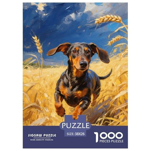 Dachshund Puzzle 1000 Teile Schwer Puzzle Spielzeug Lernspiel Impossible Herausforderungsspielzeug Für Erwachsene Und Kinder Ab 14 Jahren 38x26cm/1000pcs Dachshund Puzzle 1000 Teile Schwer Puzzle Spielzeug Lernspiel Impossible Herausforderungsspielzeug Für Erwachsene Und Kinder Ab 14 Jahren 38x26cm/1000pcs von JLZBXCUER