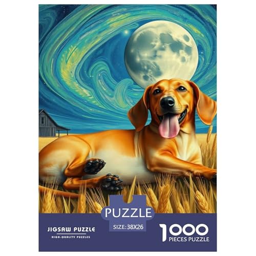 Dachshund Puzzle 1000 Teile Schwer Puzzle Spielzeug Pädagogisches Spiel Impossible Hund Herausforderung Spielzeug Für Erwachsene Und Kinder Ab 14 Jahren 38x26cm/1000pcs Dachshund Puzzle 1000 Teile Schwer Puzzle Spielzeug Pädagogisches Spiel Impossible Hund Herausforderung Spielzeug Für Erwachsene Und Kinder Ab 14 Jahren 38x26cm/1000pcs von JLZBXCUER