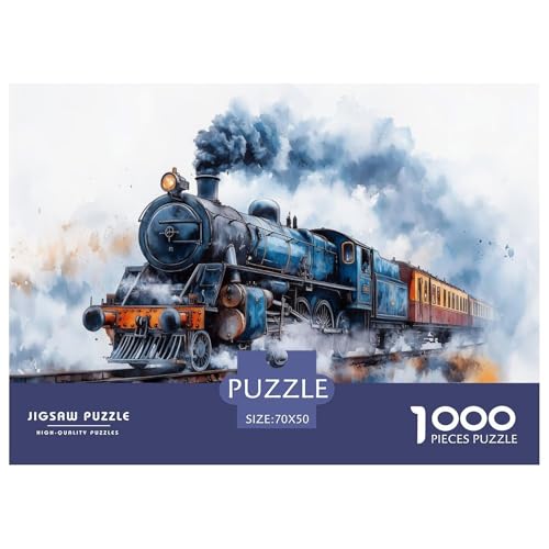 Dampfzug Puzzle 1000-teilige Schwer Puzzle Spielzeug Lernspiel Impossible Herausforderung Spielzeug Für Erwachsene Kinder 70x50cm/1000pcs Dampfzug Puzzle 1000-teilige Schwer Puzzle Spielzeug Lernspiel Impossible Herausforderung Spielzeug Für Erwachsene Kinder 70x50cm/1000pcs von JLZBXCUER