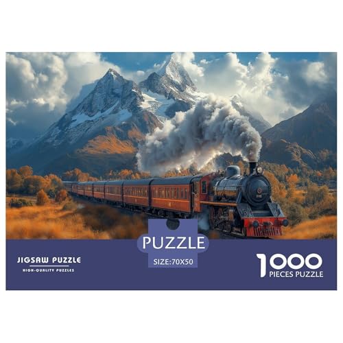 Dampfzug Puzzles 1000 Teile Schwer Puzzle Spielzeug Lernspiel Impossible Herausforderungsspielzeug Für Erwachsene Und Kinder Ab 14 Jahren 70x50cm/1000pcs Dampfzug Puzzles 1000 Teile Schwer Puzzle Spielzeug Lernspiel Impossible Herausforderungsspielzeug Für Erwachsene Und Kinder Ab 14 Jahren 70x50cm/1000pcs von JLZBXCUER