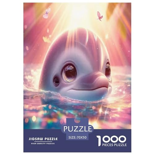 Delphin Puzzle 1000-teilige Schwer Puzzle Spielzeug Lernspiel Impossible Herausforderung Spielzeug Für Erwachsene Kinder 70x50cm/1000pcs Delphin Puzzle 1000-teilige Schwer Puzzle Spielzeug Lernspiel Impossible Herausforderung Spielzeug Für Erwachsene Kinder 70x50cm/1000pcs von JLZBXCUER