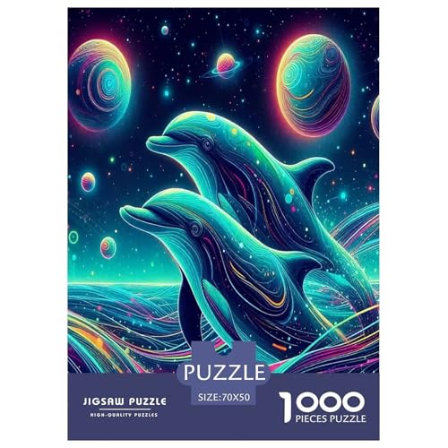 Delphin Puzzle 1000-teilige Schwer Puzzle Spielzeug Lernspiel Impossible Herausforderung Spielzeug Für Erwachsene Kinder 70x50cm/1000pcs Delphin Puzzle 1000-teilige Schwer Puzzle Spielzeug Lernspiel Impossible Herausforderung Spielzeug Für Erwachsene Kinder 70x50cm/1000pcs von JLZBXCUER