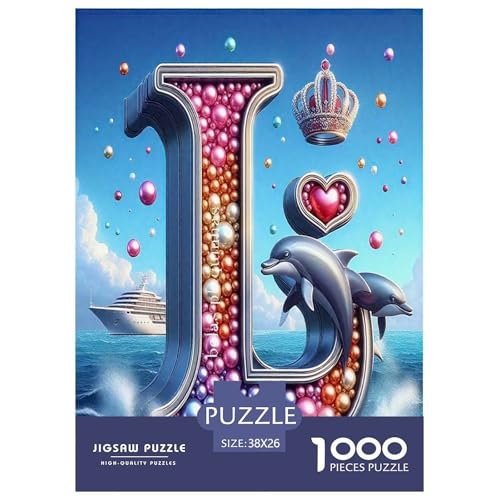 Delphin Puzzle 1000-teilige Schwer Puzzle Spielzeug Lernspiel Impossible Herausforderungsspielzeug Für Erwachsene Und Kinder Ab 12 Jahren 38x26cm/1000pcs Delphin Puzzle 1000-teilige Schwer Puzzle Spielzeug Lernspiel Impossible Herausforderungsspielzeug Für Erwachsene Und Kinder Ab 12 Jahren 38x26cm/1000pcs von JLZBXCUER