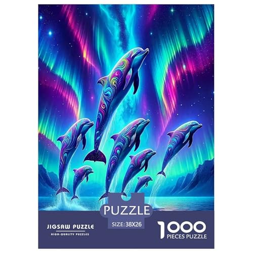 Delphin Puzzle 1000-teilige Schwer Puzzle Spielzeug Pädagogisches Spiel Impossible Herausforderung Spielzeug Für Erwachsene Und Kinder Ab 12 Jahren 38x26cm/1000pcs Delphin Puzzle 1000-teilige Schwer Puzzle Spielzeug Pädagogisches Spiel Impossible Herausforderung Spielzeug Für Erwachsene Und Kinder Ab 12 Jahren 38x26cm/1000pcs von JLZBXCUER