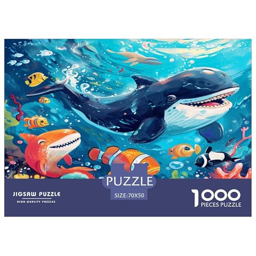 Delphin Puzzles 1000 Teile Schwer Puzzle Spielzeug Lernspiel Impossible Herausforderungsspielzeug Für Erwachsene Und Kinder Ab 12 Jahren 70x50cm/1000pcs Delphin Puzzles 1000 Teile Schwer Puzzle Spielzeug Lernspiel Impossible Herausforderungsspielzeug Für Erwachsene Und Kinder Ab 12 Jahren 70x50cm/1000pcs von JLZBXCUER