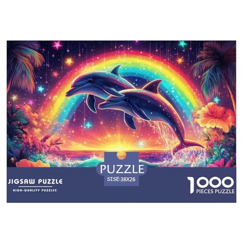 Delphin Puzzles 1000 Teile Schwer Puzzle Spielzeug Pädagogisches Spiel Impossible Herausforderung Spielzeug Für Erwachsene Kinder 38x26cm/1000pcs Delphin Puzzles 1000 Teile Schwer Puzzle Spielzeug Pädagogisches Spiel Impossible Herausforderung Spielzeug Für Erwachsene Kinder 38x26cm/1000pcs von JLZBXCUER