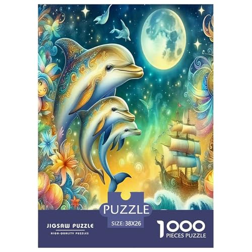 Delphin Puzzles 1000 Teile Schwer Puzzle Spielzeug Pädagogisches Spiel Impossible Herausforderungsspielzeug Für Erwachsene Kinder 38x26cm/1000pcs Delphin Puzzles 1000 Teile Schwer Puzzle Spielzeug Pädagogisches Spiel Impossible Herausforderungsspielzeug Für Erwachsene Kinder 38x26cm/1000pcs von JLZBXCUER