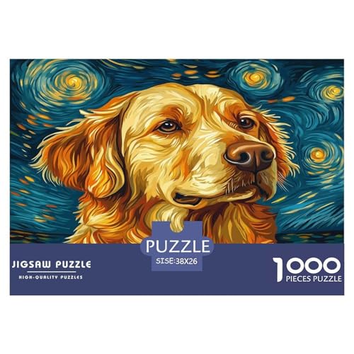 Der Labrador Retriever Puzzle 1000 Teile Schwer Puzzle Spielzeug Lernspiel Impossible Herausforderung Spielzeug Für Erwachsene Und Kinder Ab 12 Jahren 38x26cm/1000pcs Der Labrador Retriever Puzzle 1000 Teile Schwer Puzzle Spielzeug Lernspiel Impossible Herausforderung Spielzeug Für Erwachsene Und Kinder Ab 12 Jahren 38x26cm/1000pcs von JLZBXCUER