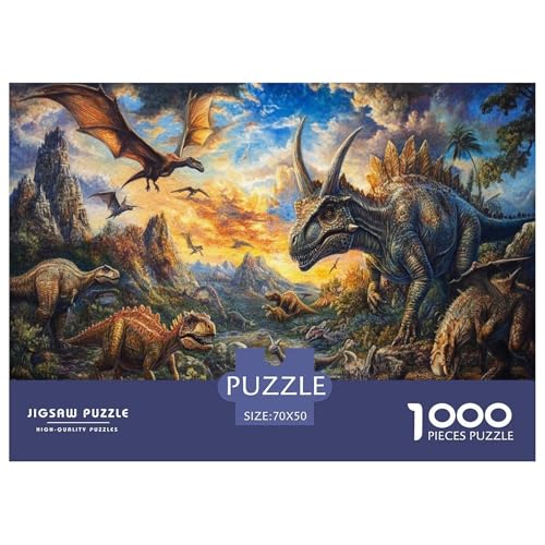 Dinosaurier Puzzle 1000 Teile Schwer Puzzle Spielzeug Lernspiel Impossible Herausforderungsspielzeug Für Erwachsene Kinder 70x50cm/1000pcs Dinosaurier Puzzle 1000 Teile Schwer Puzzle Spielzeug Lernspiel Impossible Herausforderungsspielzeug Für Erwachsene Kinder 70x50cm/1000pcs von JLZBXCUER