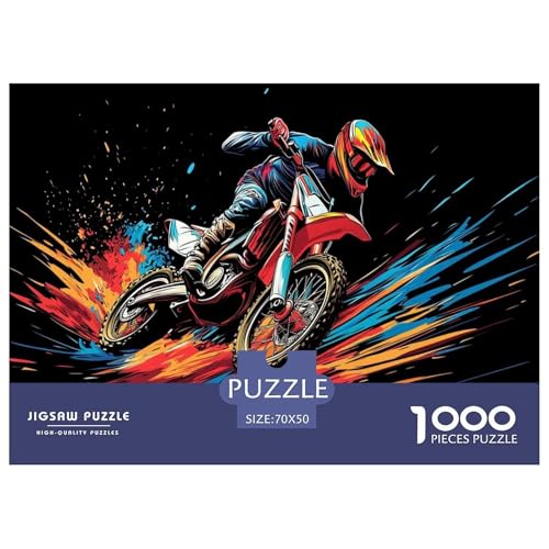 Dirt Bike Puzzles 1000 Teile Schwer Puzzle Spielzeug Lernspiel Impossible Herausforderung Spielzeug Für Erwachsene Und Kinder Ab 14 Jahren 70x50cm/1000pcs Dirt Bike Puzzles 1000 Teile Schwer Puzzle Spielzeug Lernspiel Impossible Herausforderung Spielzeug Für Erwachsene Und Kinder Ab 14 Jahren 70x50cm/1000pcs von JLZBXCUER