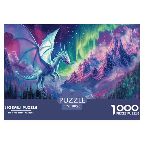 Drachen Puzzle 1000 Teile Schwer Puzzle Spielzeug Lernspiel Impossible Herausforderungsspielzeug Für Erwachsene Und Kinder Ab 12 Jahren 38x26cm/1000pcs Drachen Puzzle 1000 Teile Schwer Puzzle Spielzeug Lernspiel Impossible Herausforderungsspielzeug Für Erwachsene Und Kinder Ab 12 Jahren 38x26cm/1000pcs von JLZBXCUER