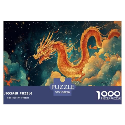 Drachen Puzzle 1000-teilige Schwer Puzzle Spielzeug Lernspiel Impossible Herausforderung Spielzeug Für Erwachsene Kinder 38x26cm/1000pcs Drachen Puzzle 1000-teilige Schwer Puzzle Spielzeug Lernspiel Impossible Herausforderung Spielzeug Für Erwachsene Kinder 38x26cm/1000pcs von JLZBXCUER