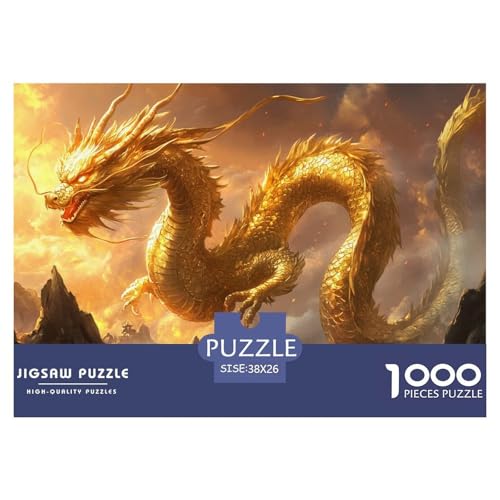 Drachen Puzzle 1000-teilige Schwer Puzzle Spielzeug Lernspiel Impossible Herausforderungsspielzeug Für Erwachsene Kinder 38x26cm/1000pcs Drachen Puzzle 1000-teilige Schwer Puzzle Spielzeug Lernspiel Impossible Herausforderungsspielzeug Für Erwachsene Kinder 38x26cm/1000pcs von JLZBXCUER