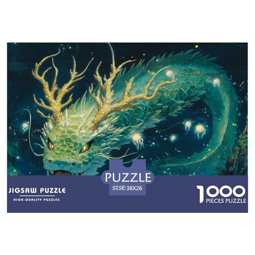 Drachen Puzzle 1000-teilige Schwer Puzzle Spielzeug Lernspiel Impossible Herausforderungsspielzeug Für Erwachsene Und Kinder Ab 12 Jahren 38x26cm/1000pcs Drachen Puzzle 1000-teilige Schwer Puzzle Spielzeug Lernspiel Impossible Herausforderungsspielzeug Für Erwachsene Und Kinder Ab 12 Jahren 38x26cm/1000pcs von JLZBXCUER