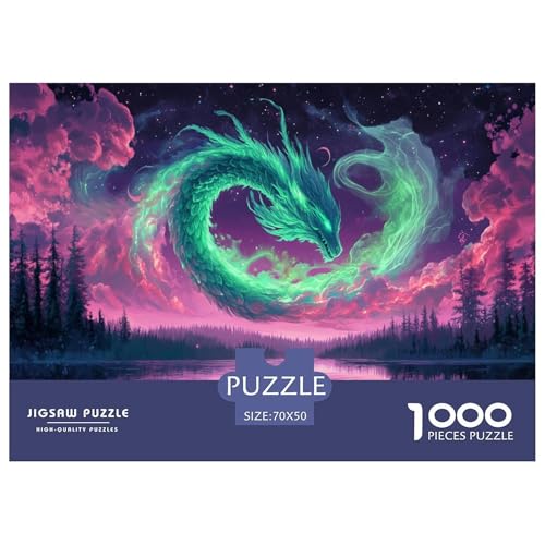 Drachen Puzzle 1000-teilige Schwer Puzzle Spielzeug Lernspiel Impossible Herausforderungsspielzeug Für Erwachsene Und Kinder Ab 14 Jahren 70x50cm/1000pcs Drachen Puzzle 1000-teilige Schwer Puzzle Spielzeug Lernspiel Impossible Herausforderungsspielzeug Für Erwachsene Und Kinder Ab 14 Jahren 70x50cm/1000pcs von JLZBXCUER