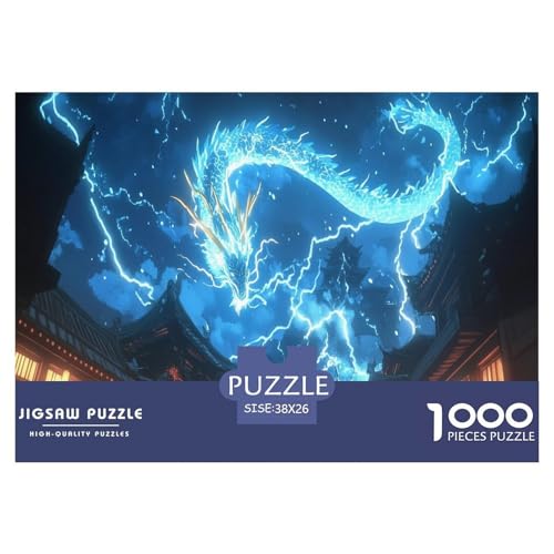 Drachen Puzzle 1000-teilige Schwer Puzzle Spielzeug Pädagogisches Spiel Impossible Herausforderung Spielzeug Für Erwachsene Und Kinder in Bewährter 38x26cm/1000pcs Drachen Puzzle 1000-teilige Schwer Puzzle Spielzeug Pädagogisches Spiel Impossible Herausforderung Spielzeug Für Erwachsene Und Kinder in Bewährter 38x26cm/1000pcs von JLZBXCUER