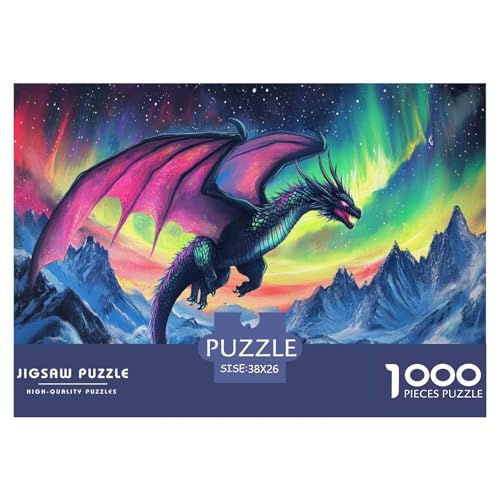 Drachen Puzzles 1000 Teile Schwer Puzzle Spielzeug Lernspiel Impossible Herausforderungsspielzeug Für Erwachsene Kinder 38x26cm/1000pcs Drachen Puzzles 1000 Teile Schwer Puzzle Spielzeug Lernspiel Impossible Herausforderungsspielzeug Für Erwachsene Kinder 38x26cm/1000pcs von JLZBXCUER